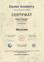 Certifikát k provozování moxování